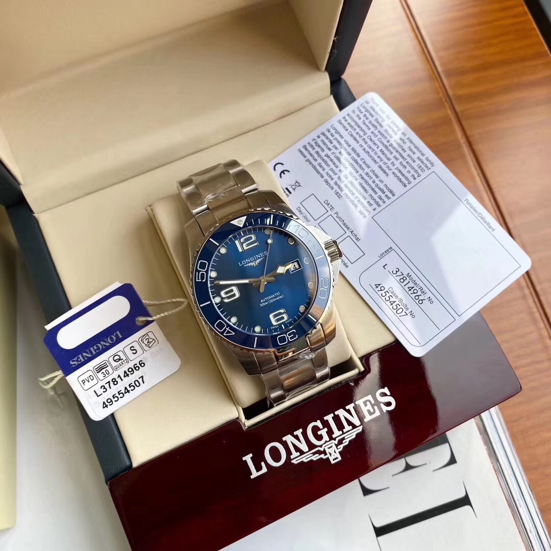 Life Style Longines HydroConquest 2025 - 43mm Ceramic Bezel, ISO 6425:2025 Certified 300M Dive Watch, Anti-Magnetic L888.6 Movement, Swiss Luxury Sports Chronometer