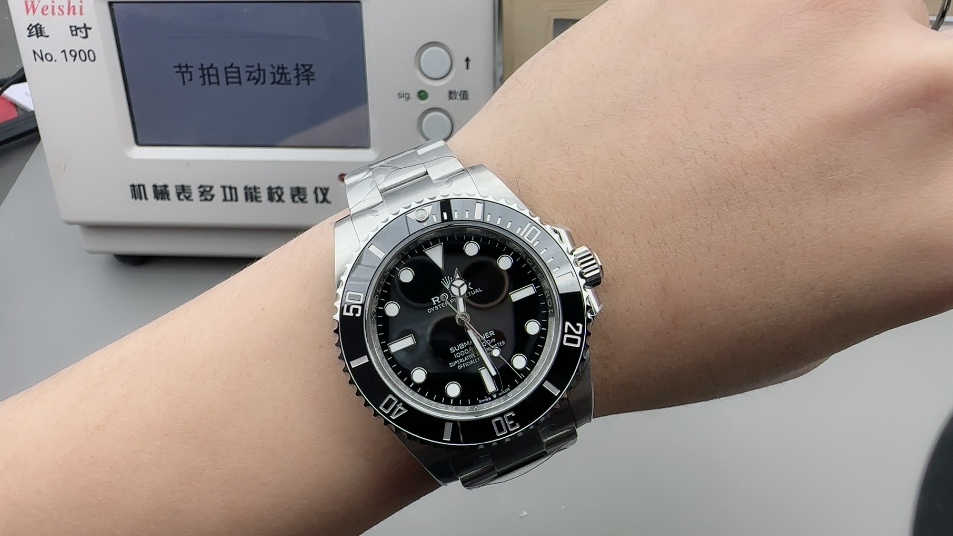 Black Cerachrom Bezel | Luminescent Chromalight Display | Anti-Reflective Sapphire Crystal |  Fast Secure Shipping