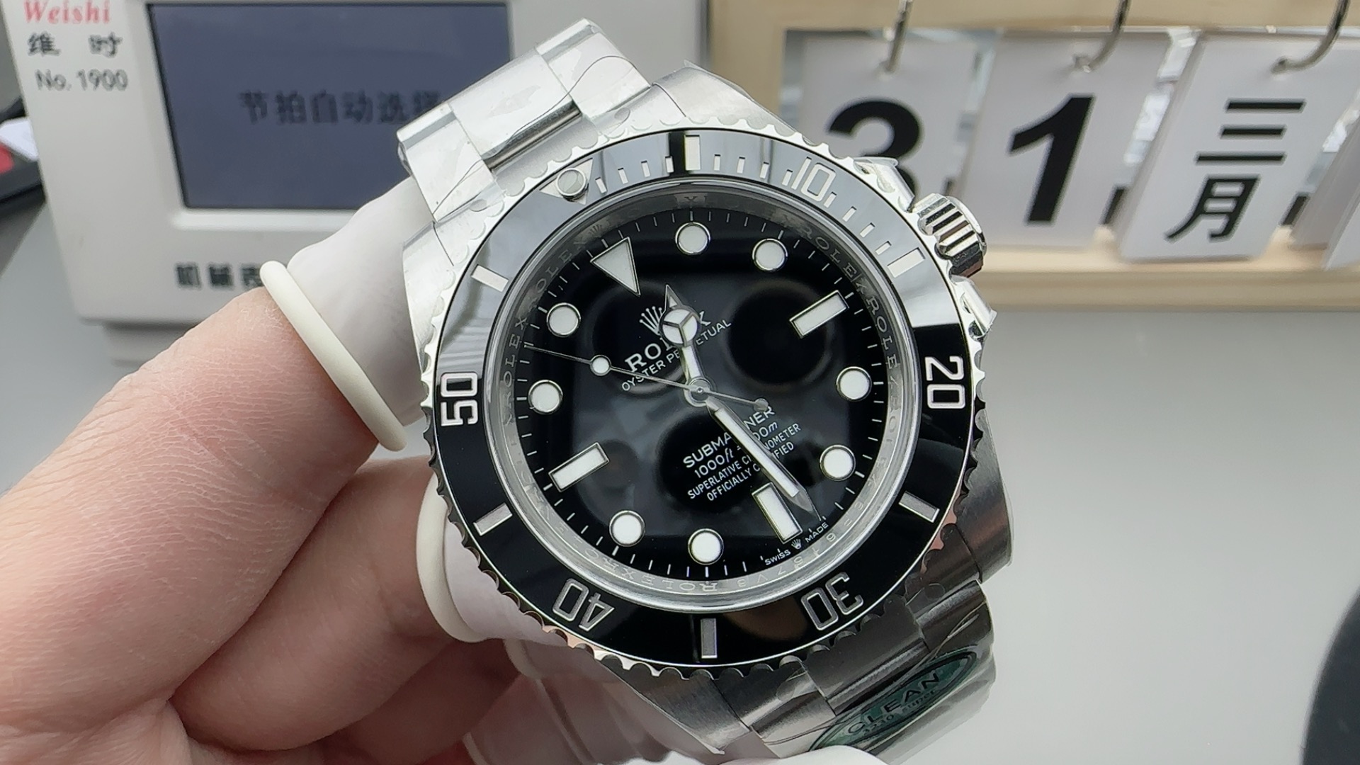 Black Cerachrom Bezel | Luminescent Chromalight Display | Anti-Reflective Sapphire Crystal |  Fast Secure Shipping