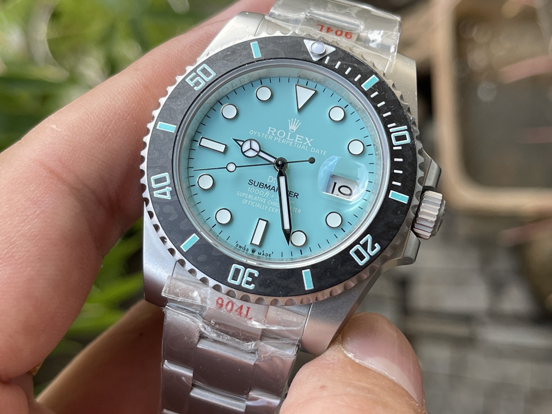 DIW Custom Submariner PARAKEET 2025 Tropical Green Dial | 41mm 904L Steel | Swiss Upgraded Movement | 300m Waterproof | Blockchain Authenticity
