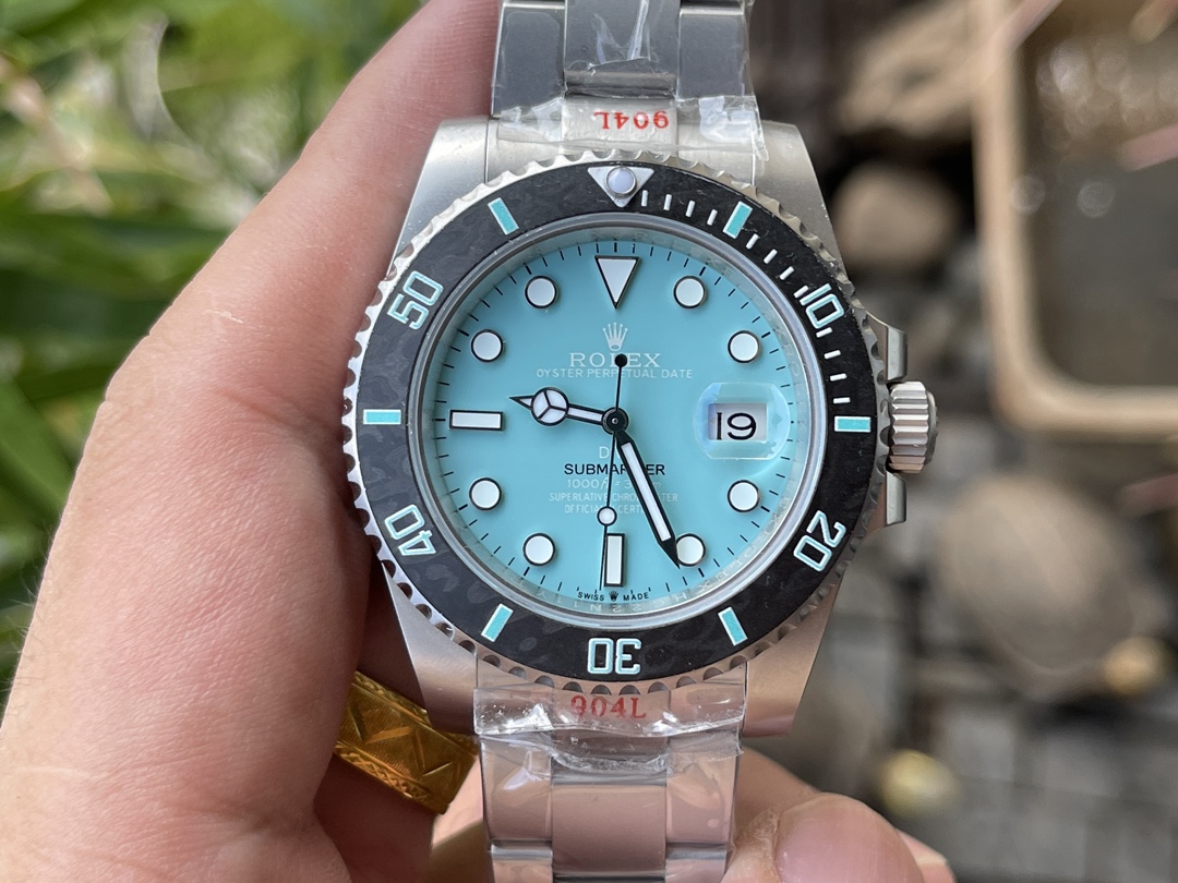 DIW Custom Submariner PARAKEET 2025 Tropical Green Dial | 41mm 904L Steel | Swiss Upgraded Movement | 300m Waterproof | Blockchain Authenticity