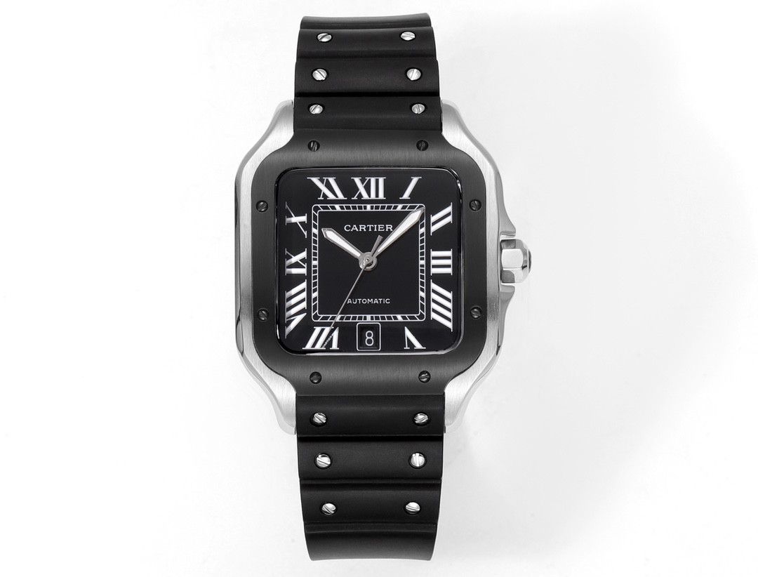 Cartier London Solo Women's Automatic Self-Winding Watch – Slim Stainless Steel, Sapphire Crystal, 30M Water Resistant | Entry-Level Luxury Timepiece for Everyday & Formal Occasions