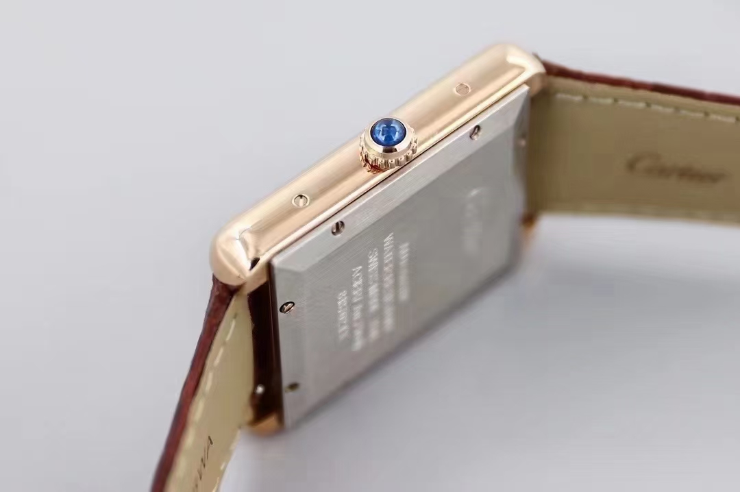 TW Factory Cartier Tank Mechanical 2025 – Swiss Automatic Movement, Stainless Steel Square Case, Sapphire Crystal, Roman Numerals, 30M Water Resistant, Luxury Homage Watch for Men