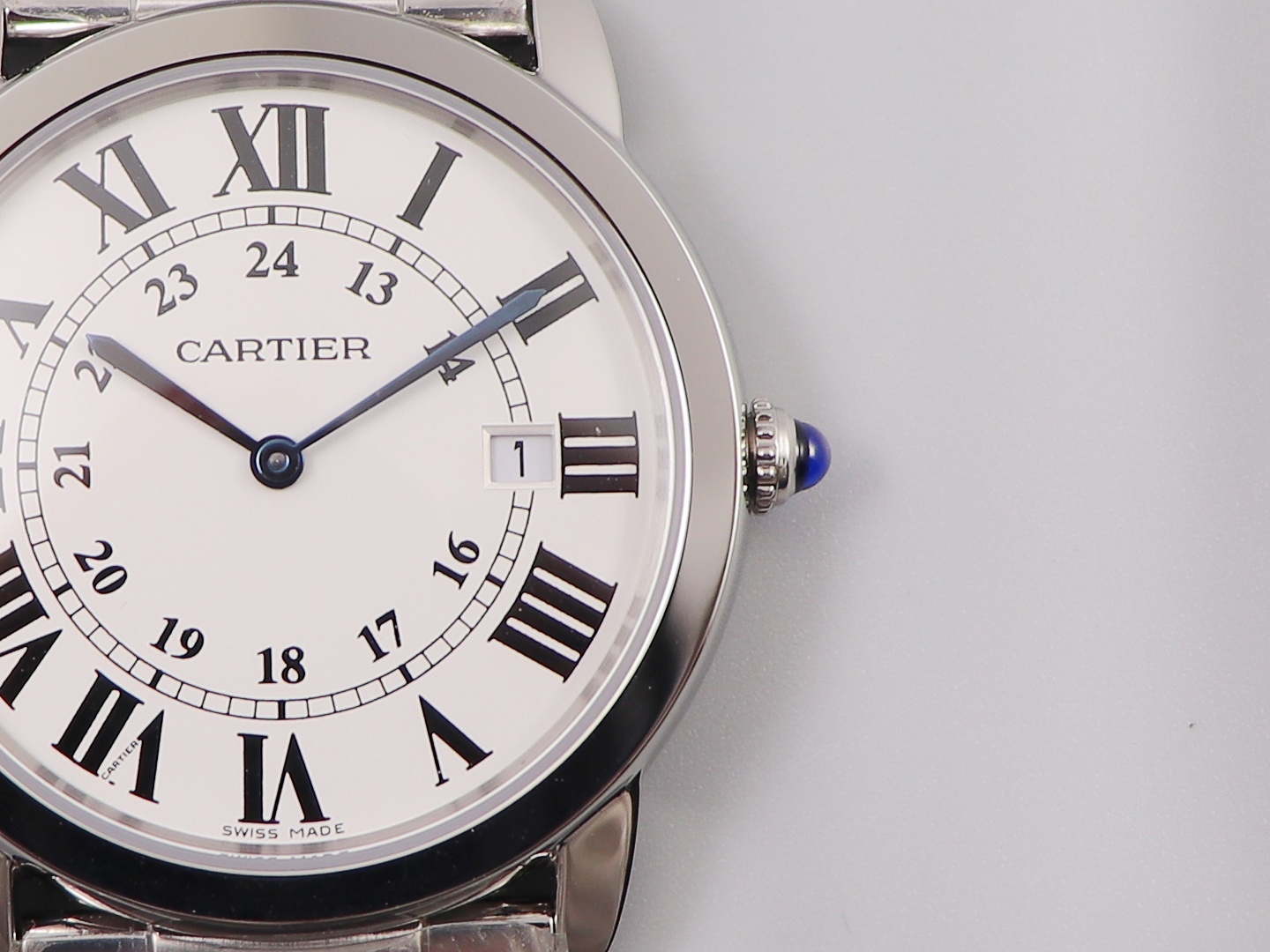 Cartier London Couple's Watch Set – His & Hers Automatic Pair, Stainless Steel & Sapphire, 2025 Limited Edition | Luxury Matching Timepieces for Anniversaries/Weddings