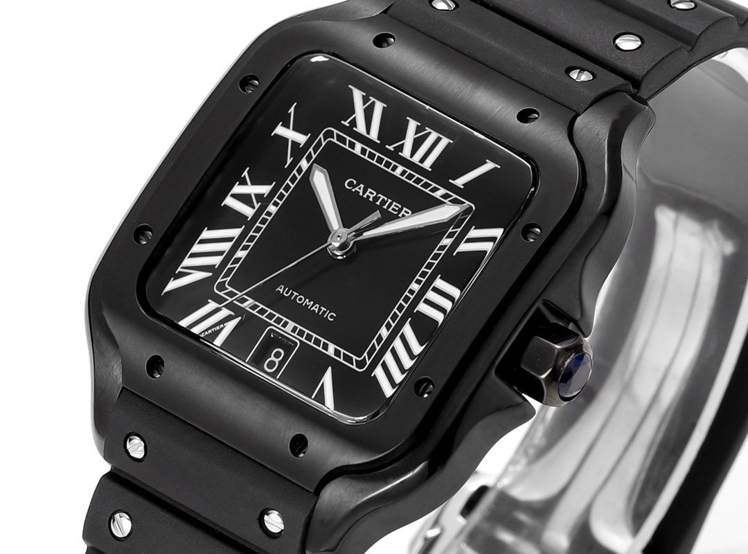 Cartier London Solo Women's Automatic Self-Winding Watch – Slim Stainless Steel, Sapphire Crystal, 30M Water Resistant | Entry-Level Luxury Timepiece for Everyday & Formal Occasions