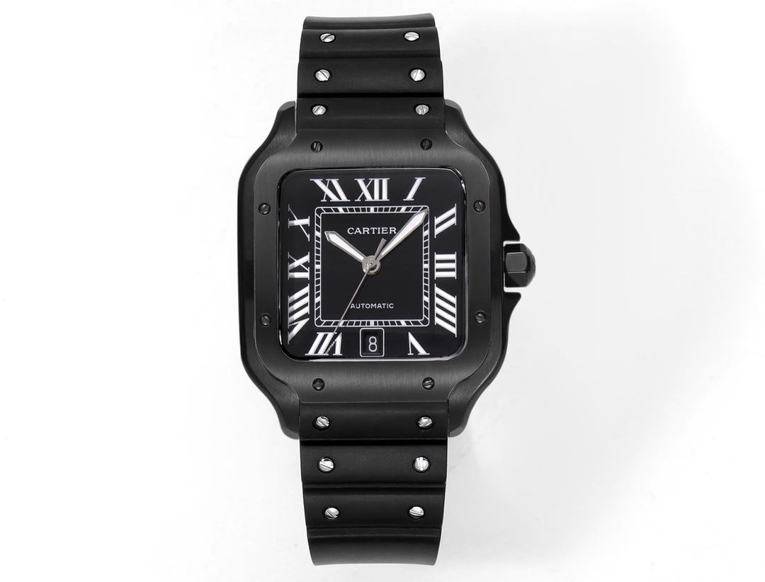Cartier London Solo Women's Automatic Self-Winding Watch – Slim Stainless Steel, Sapphire Crystal, 30M Water Resistant | Entry-Level Luxury Timepiece for Everyday & Formal Occasions