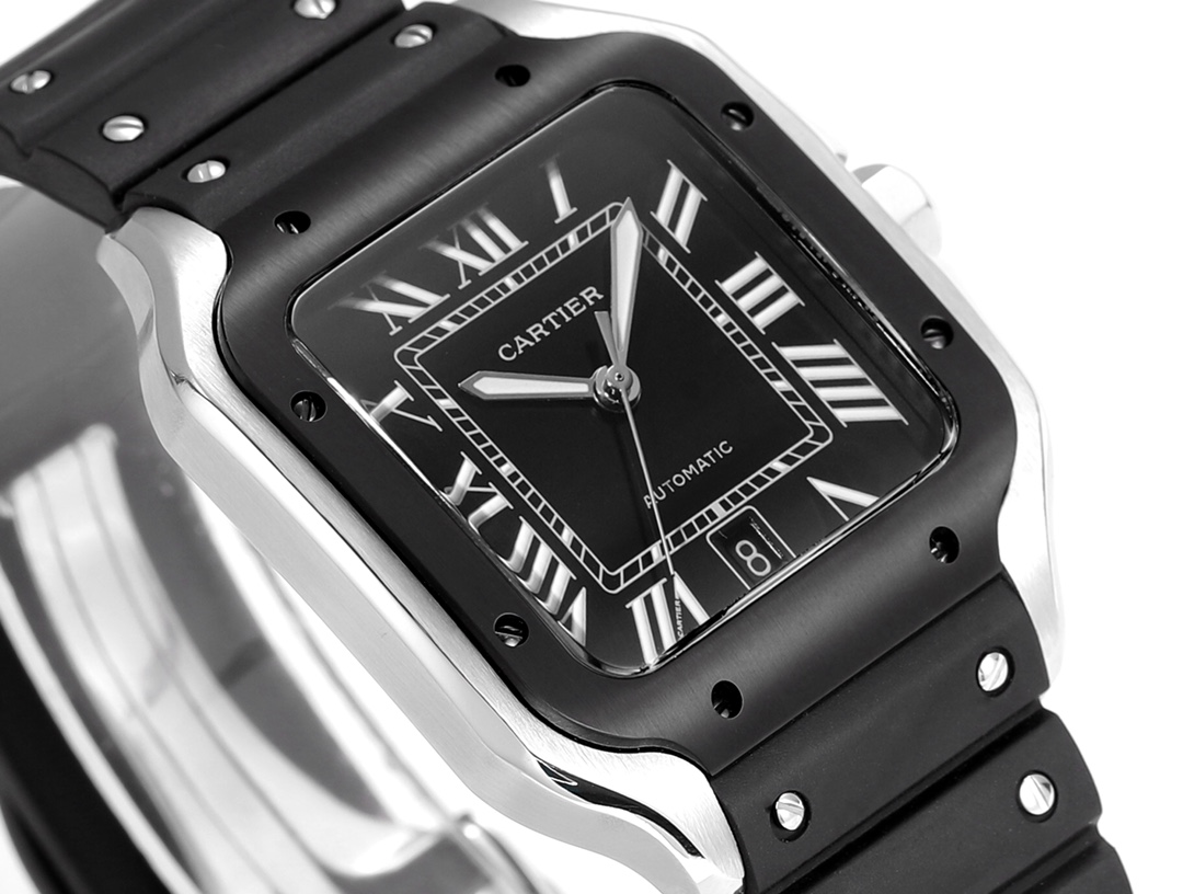 Cartier London Solo Women's Automatic Self-Winding Watch – Slim Stainless Steel, Sapphire Crystal, 30M Water Resistant | Entry-Level Luxury Timepiece for Everyday & Formal Occasions