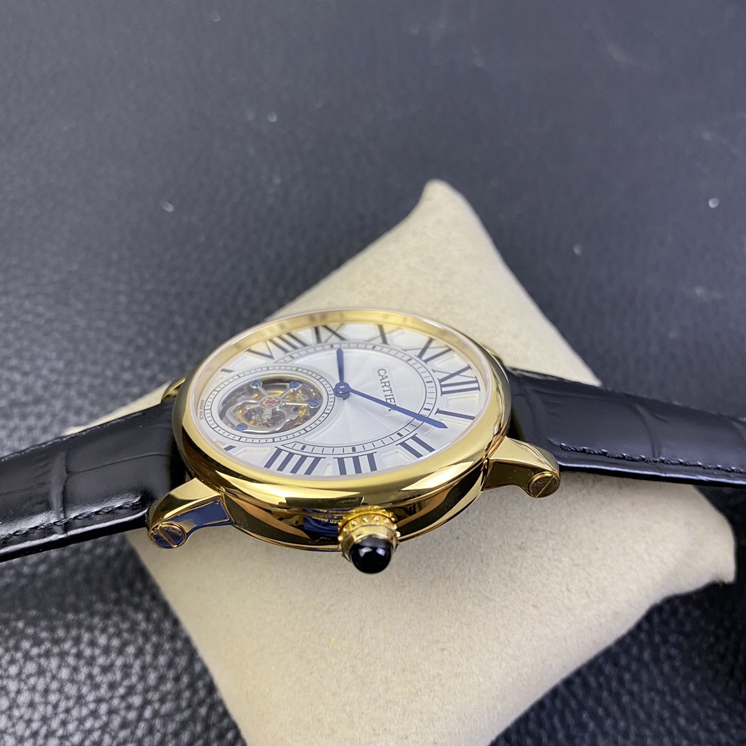 Cartier London Rotonde V2 Tourbillon Watch – Genuine Flying Tourbillon, 18K Rose Gold Case, Hand-Guilloché Dial | Ultra-Luxury Haute Horlogerie for Collectors & Connoisseurs