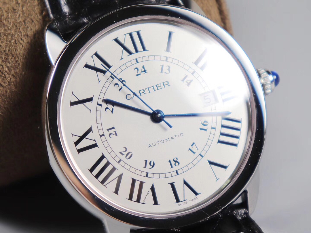 Cartier Ronde de Cartier London W6701010 V2 Upgrade – Slim 40mm Stainless Steel, Swiss Automatic Movement, Sapphire Crystal | Luxury Dress Watch for Business & Daily Wear