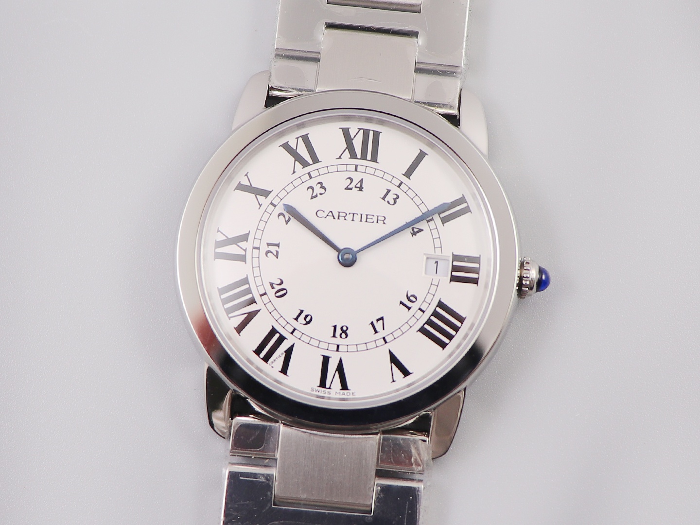 Cartier London Couple's Watch Set – His & Hers Automatic Pair, Stainless Steel & Sapphire, 2025 Limited Edition | Luxury Matching Timepieces for Anniversaries/Weddings