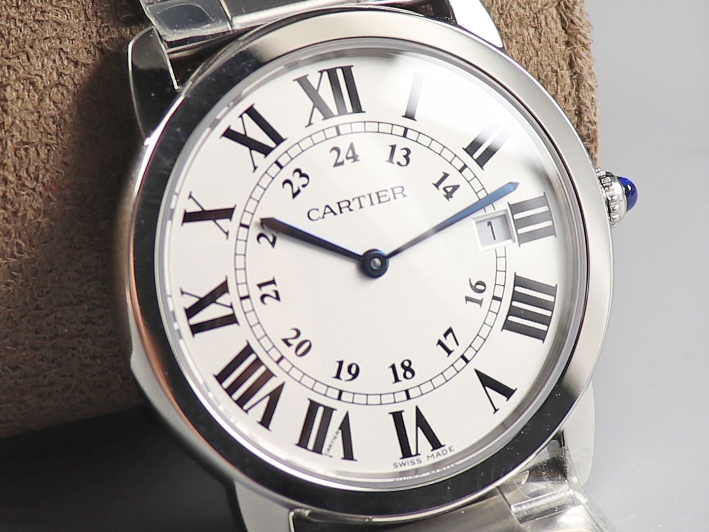 Cartier London Couple's Watch Set – His & Hers Automatic Pair, Stainless Steel & Sapphire, 2025 Limited Edition | Luxury Matching Timepieces for Anniversaries/Weddings