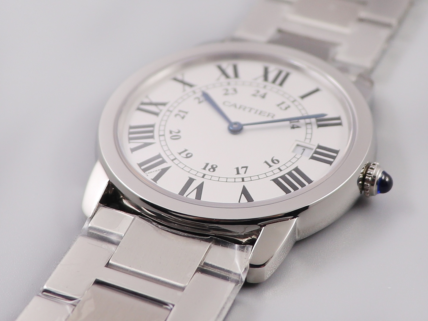 Cartier London Couple's Watch Set – His & Hers Automatic Pair, Stainless Steel & Sapphire, 2025 Limited Edition | Luxury Matching Timepieces for Anniversaries/Weddings