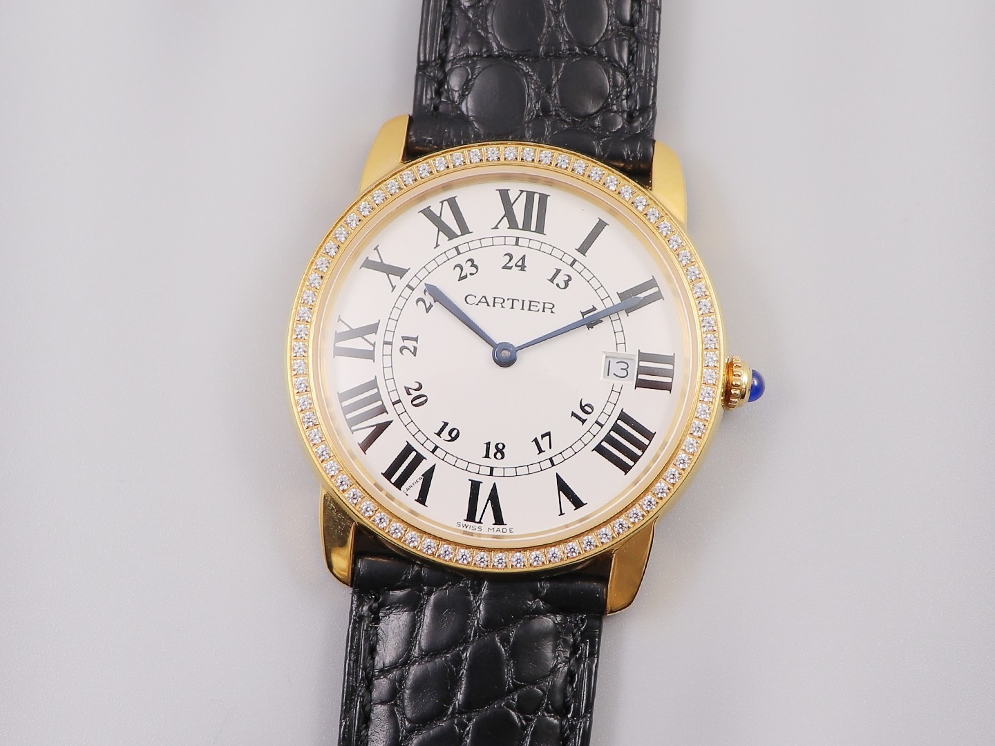 Cartier London Couple's Watch Set – His & Hers Automatic Pair, Stainless Steel & Sapphire, 2025 Limited Edition | Luxury Matching Timepieces for Anniversaries/Weddings