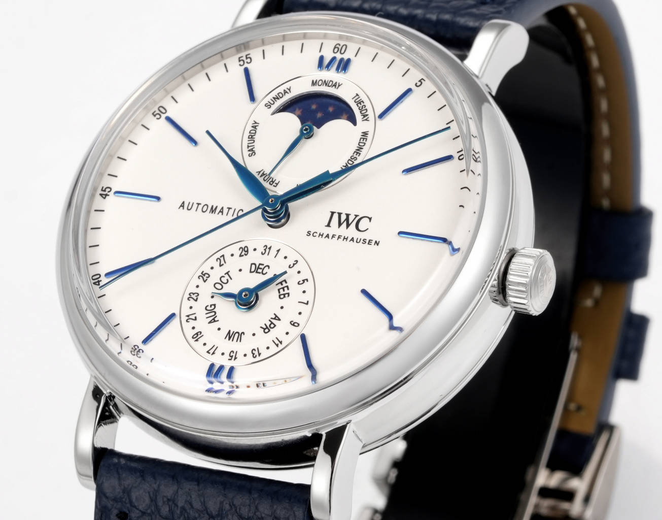 IWC Portofino IW359001 Annual Calendar | 2025 Debut of First In-House Full Calendar Module | Italian Elegance Meets Swiss Innovation | Global Tax-Free & Boutique-Certified