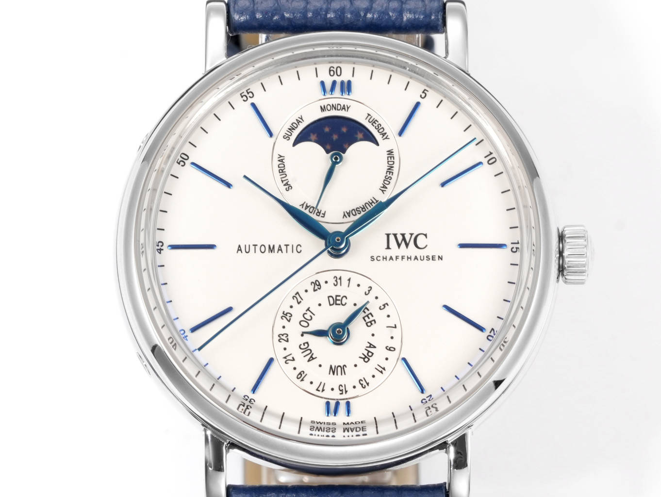 IWC Portofino IW359001 Annual Calendar | 2025 Debut of First In-House Full Calendar Module | Italian Elegance Meets Swiss Innovation | Global Tax-Free & Boutique-Certified