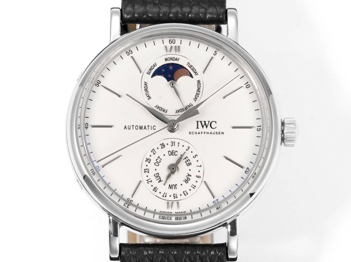 IWC Portofino IW359001 Annual Calendar | 2025 Debut of First In-House Full Calendar Module | Italian Elegance Meets Swiss Innovation | Global Tax-Free & Boutique-Certified