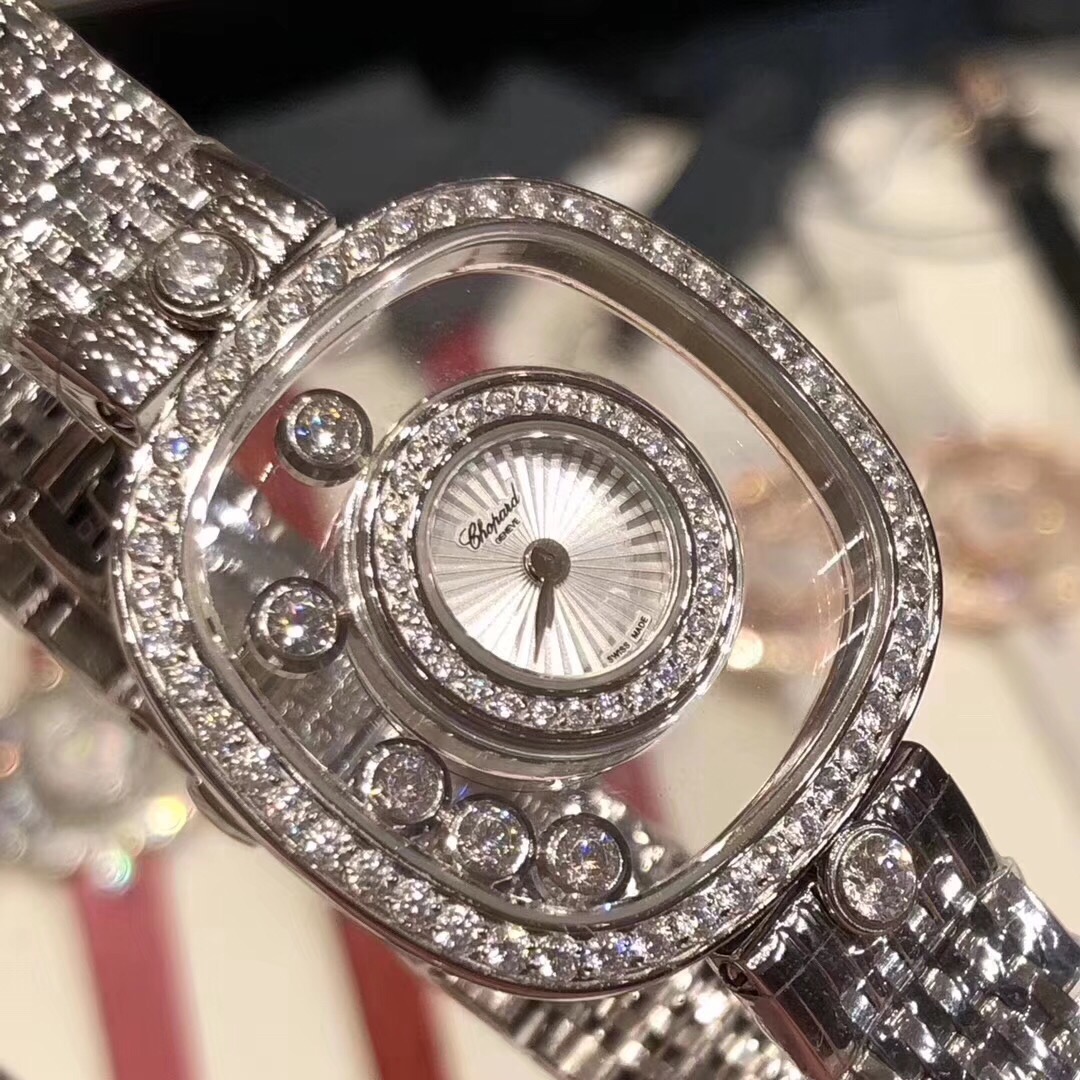 Chopard Happy Diamonds Watch 2025: 36mm Stainless Steel, 7 Floating Diamonds, Swiss Automatic, Water-Resistant Luxury Gift