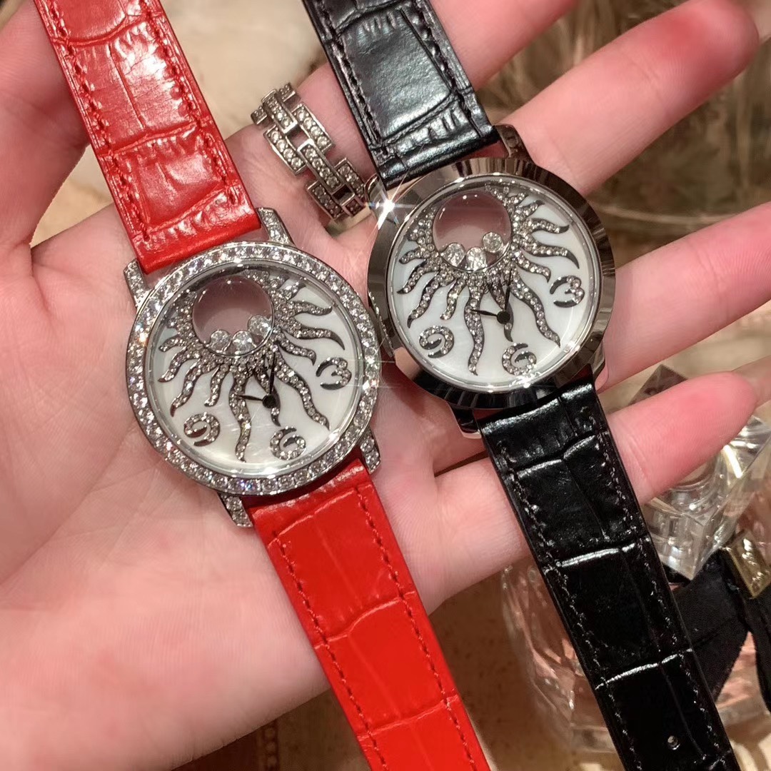 Chopard Happy Diamonds Watch 2025 - 36mm Stainless Steel, 7 Floating Diamonds, Swiss Automatic, Sapphire Crystal, Water-Resistant Luxury Women's Watch