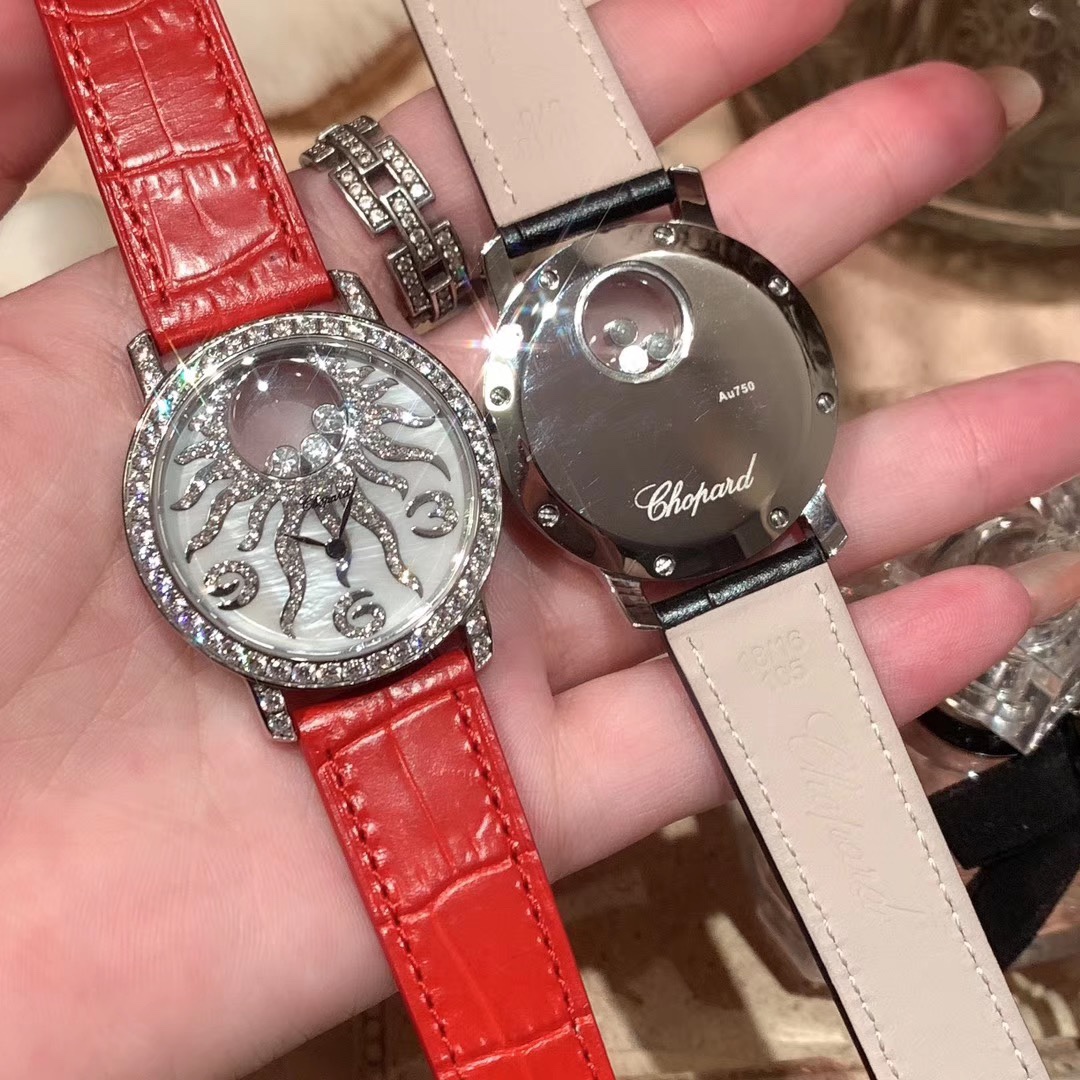 Chopard Happy Diamonds Watch 2025 - 36mm Stainless Steel, 7 Floating Diamonds, Swiss Automatic, Sapphire Crystal, Water-Resistant Luxury Women's Watch