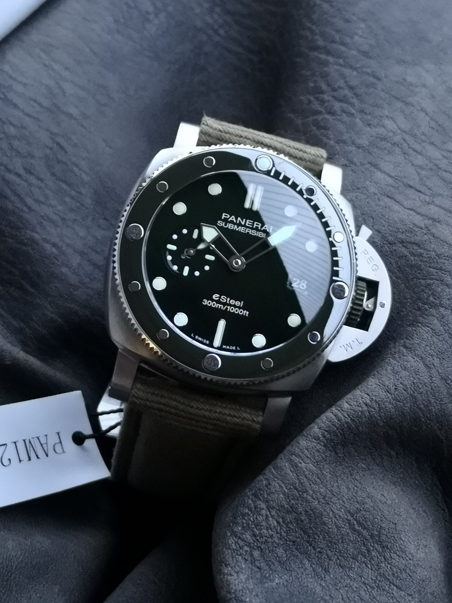 2025 Exclusive PAM01287: 47mm Carbotech™ Blue Abyss - Swiss Crafted GMT - Last 15 Units