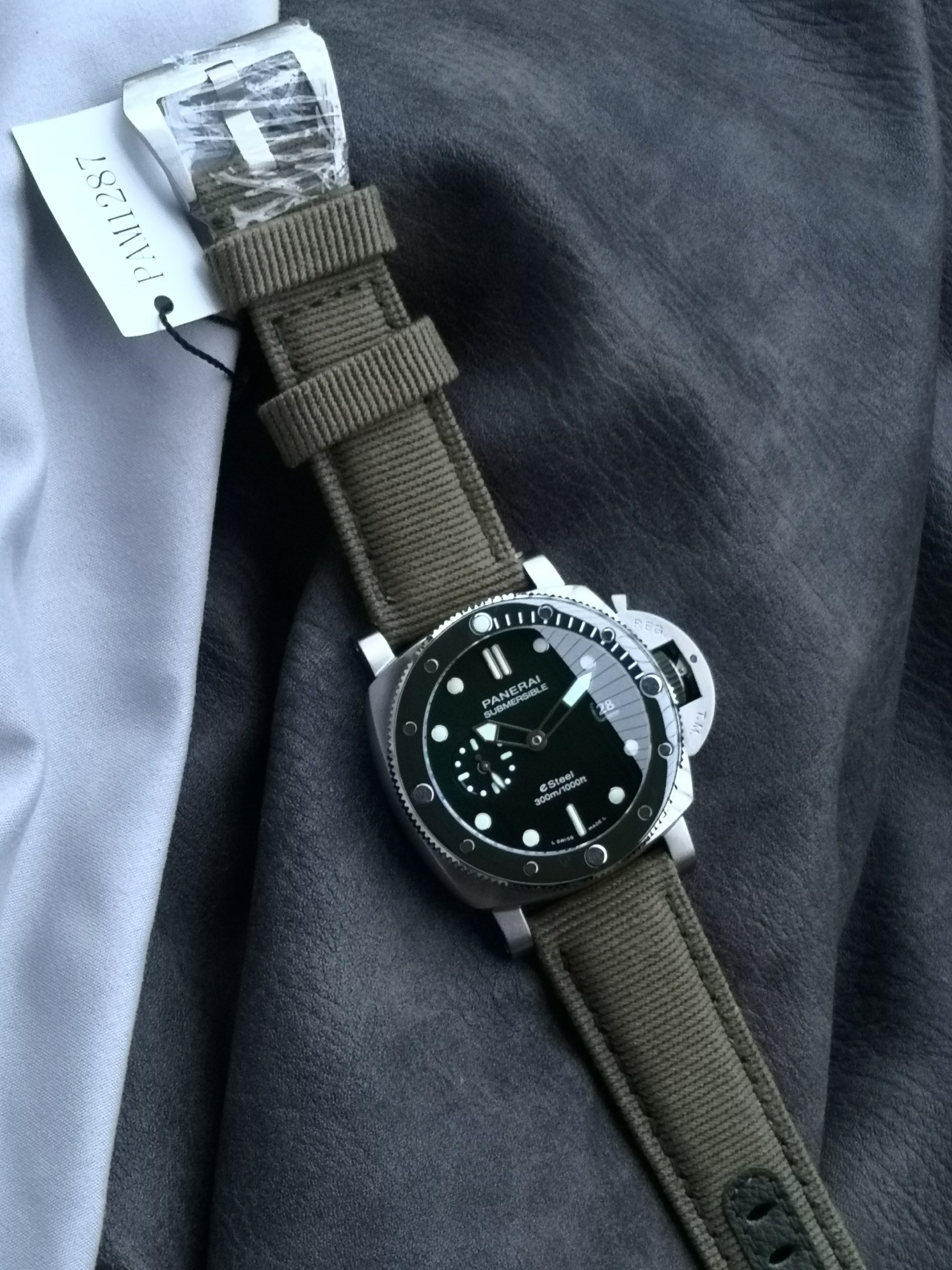 2025 Exclusive PAM01287: 47mm Carbotech™ Blue Abyss - Swiss Crafted GMT - Last 15 Units