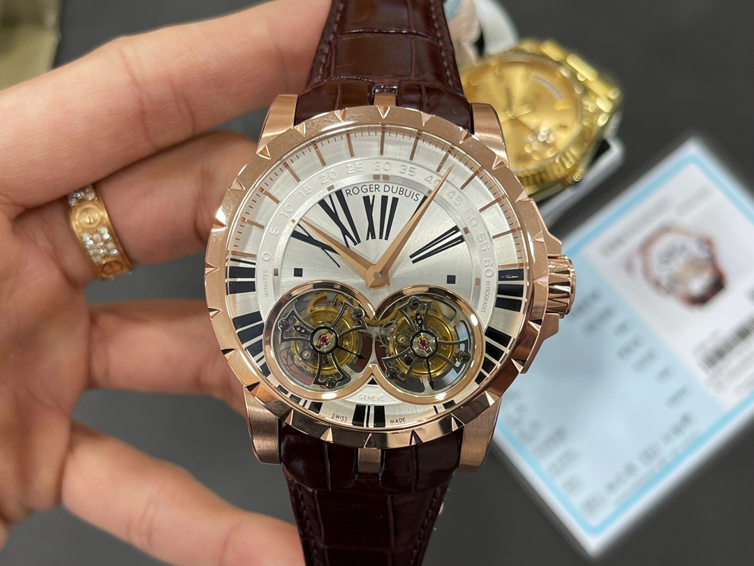 EXCALIBUR BBR GOLD EDITION⌟ DOUBLE FLYING TOURBILLON │ PVD-COATED │ SGS AUTHENTICATE