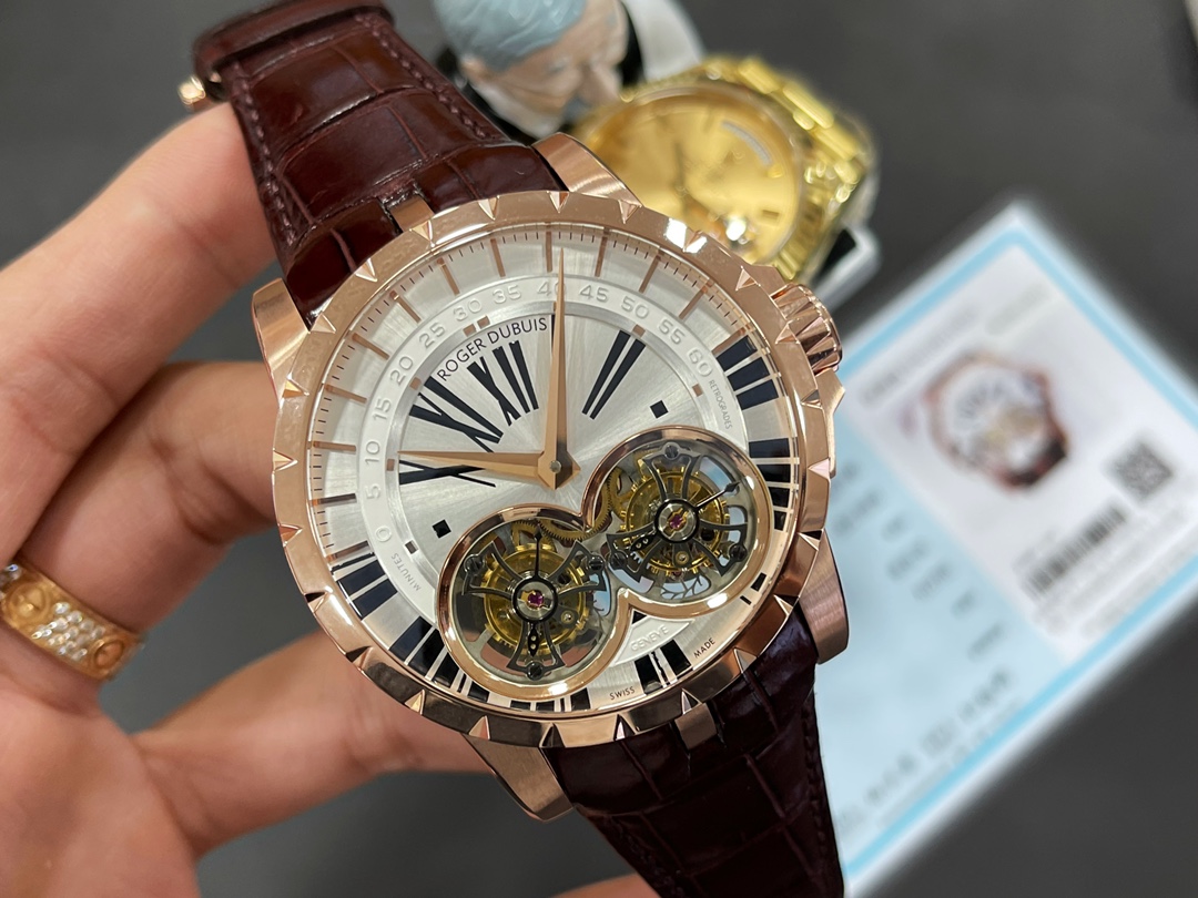 EXCALIBUR BBR GOLD EDITION⌟ DOUBLE FLYING TOURBILLON │ PVD-COATED │ SGS AUTHENTICATE