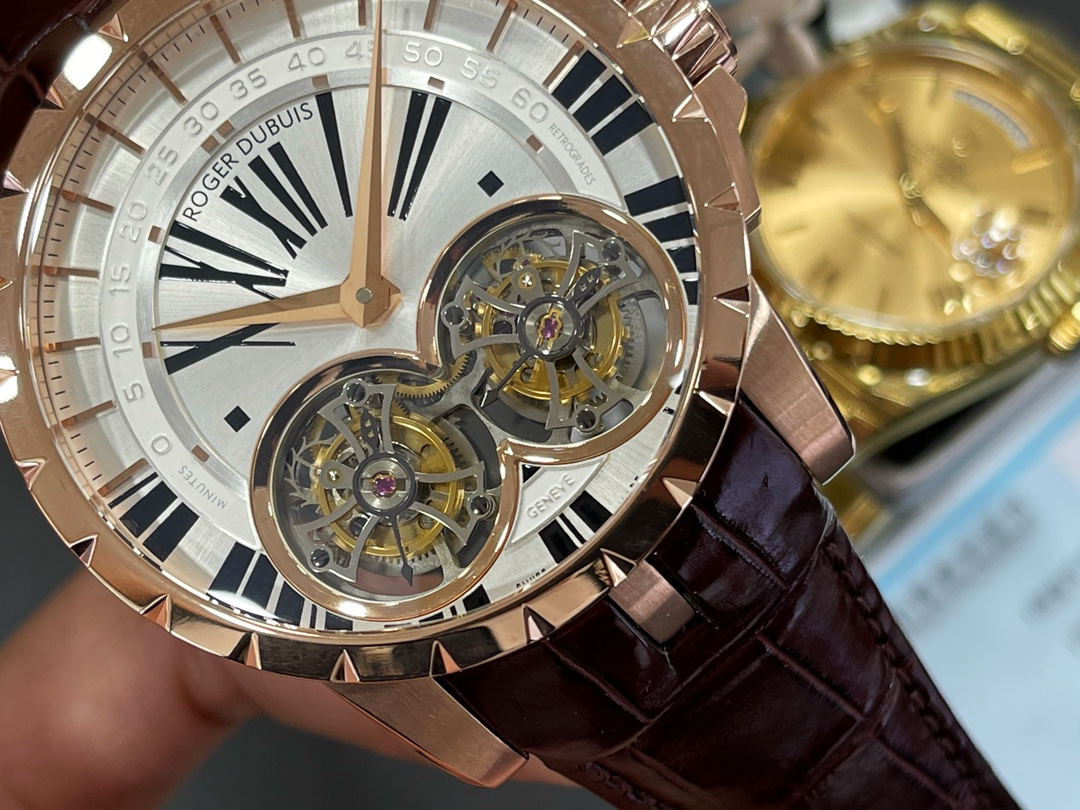 EXCALIBUR BBR GOLD EDITION⌟ DOUBLE FLYING TOURBILLON │ PVD-COATED │ SGS AUTHENTICATE
