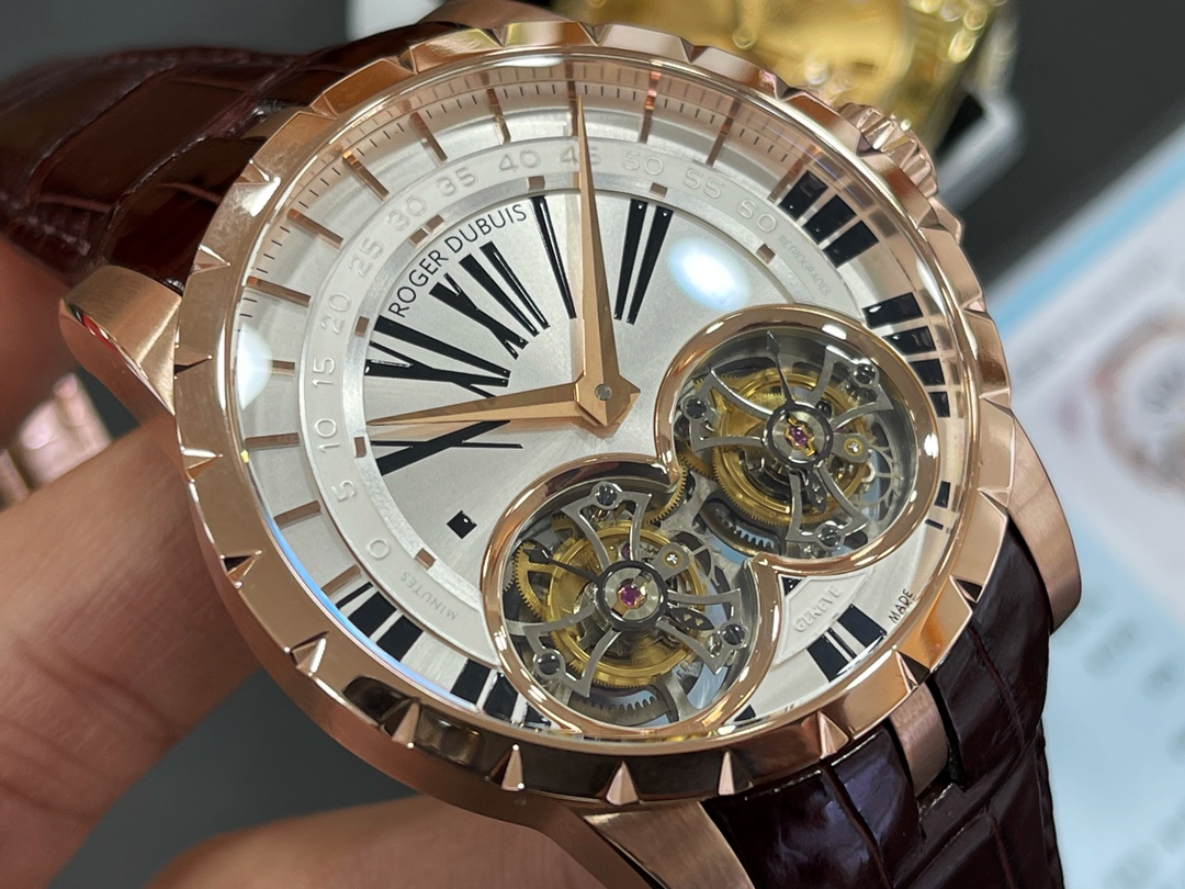 EXCALIBUR BBR GOLD EDITION⌟ DOUBLE FLYING TOURBILLON │ PVD-COATED │ SGS AUTHENTICATE