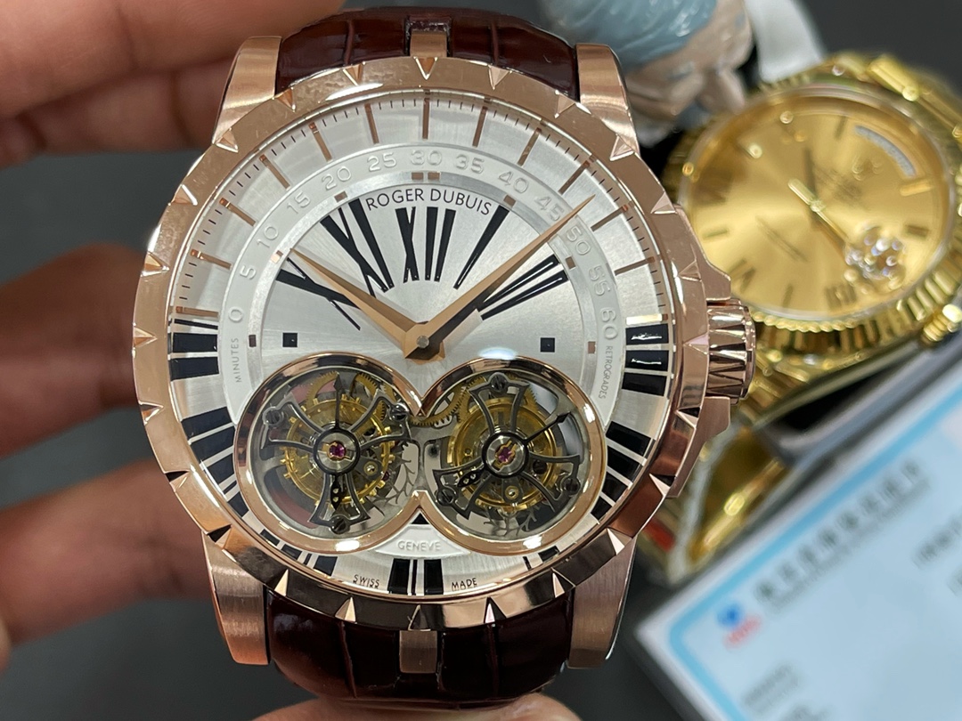 EXCALIBUR BBR GOLD EDITION⌟ DOUBLE FLYING TOURBILLON │ PVD-COATED │ SGS AUTHENTICATE