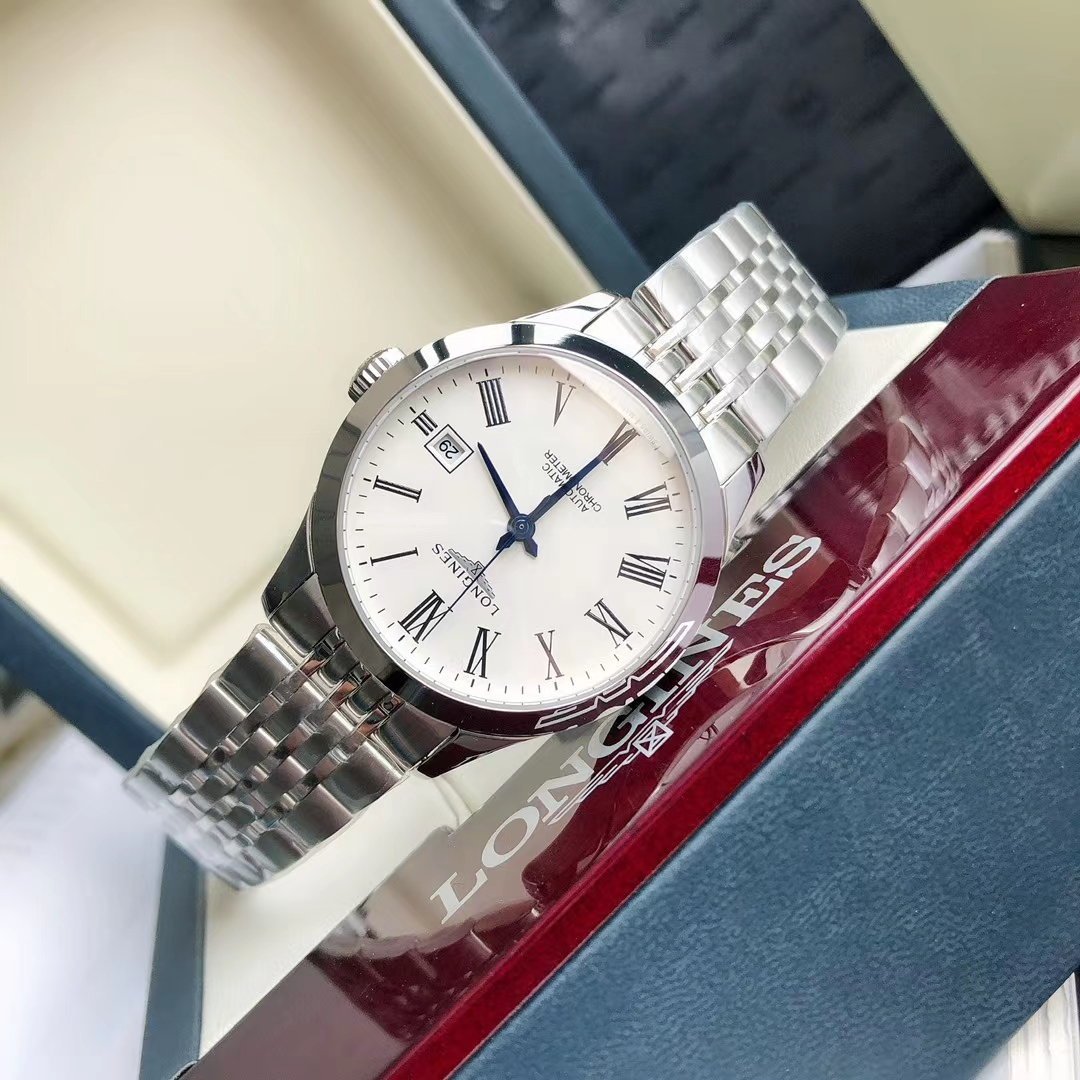 Longines Record Men's Automatic Watch | COSC Certified Chronometer | Anti-Magnetic |