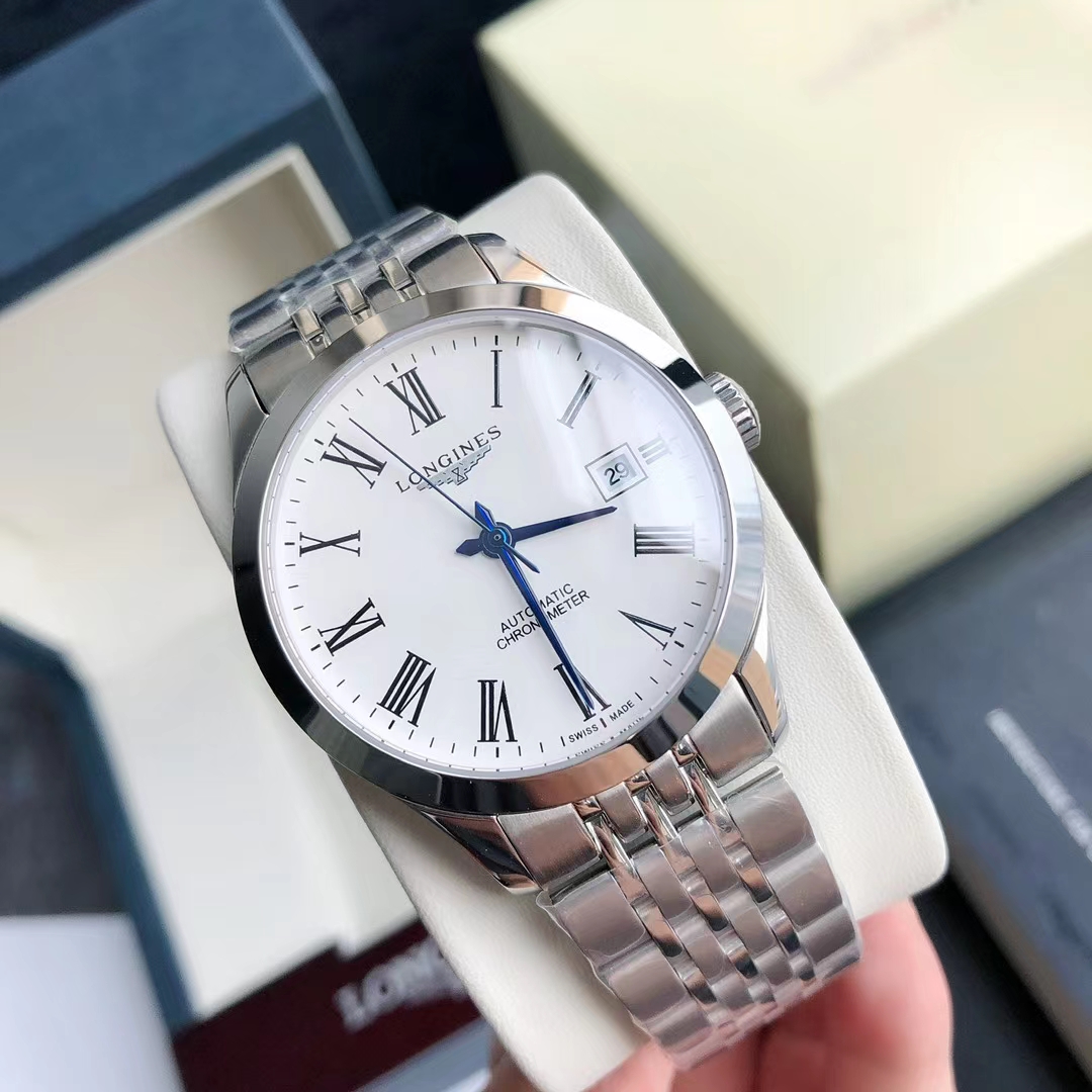 Longines Record Men's Automatic Watch | COSC Certified Chronometer | Anti-Magnetic |