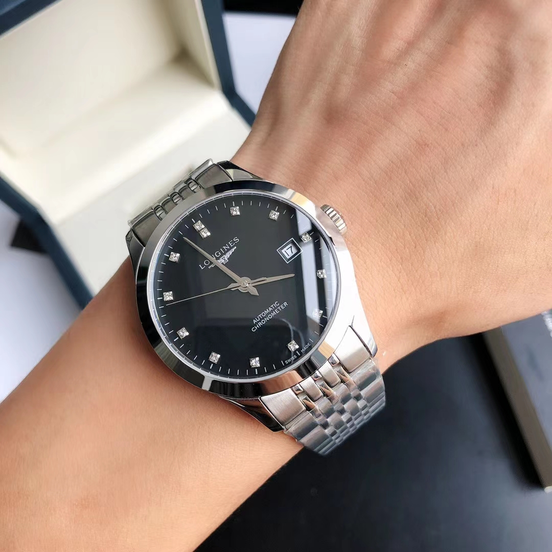 Longines Record Men's Automatic Watch | COSC Certified Chronometer | Anti-Magnetic | Swiss Made Luxury