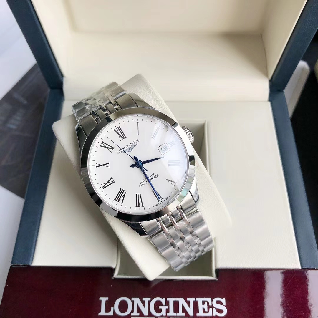 Longines Record Men's Automatic Watch | COSC Certified Chronometer | Anti-Magnetic |