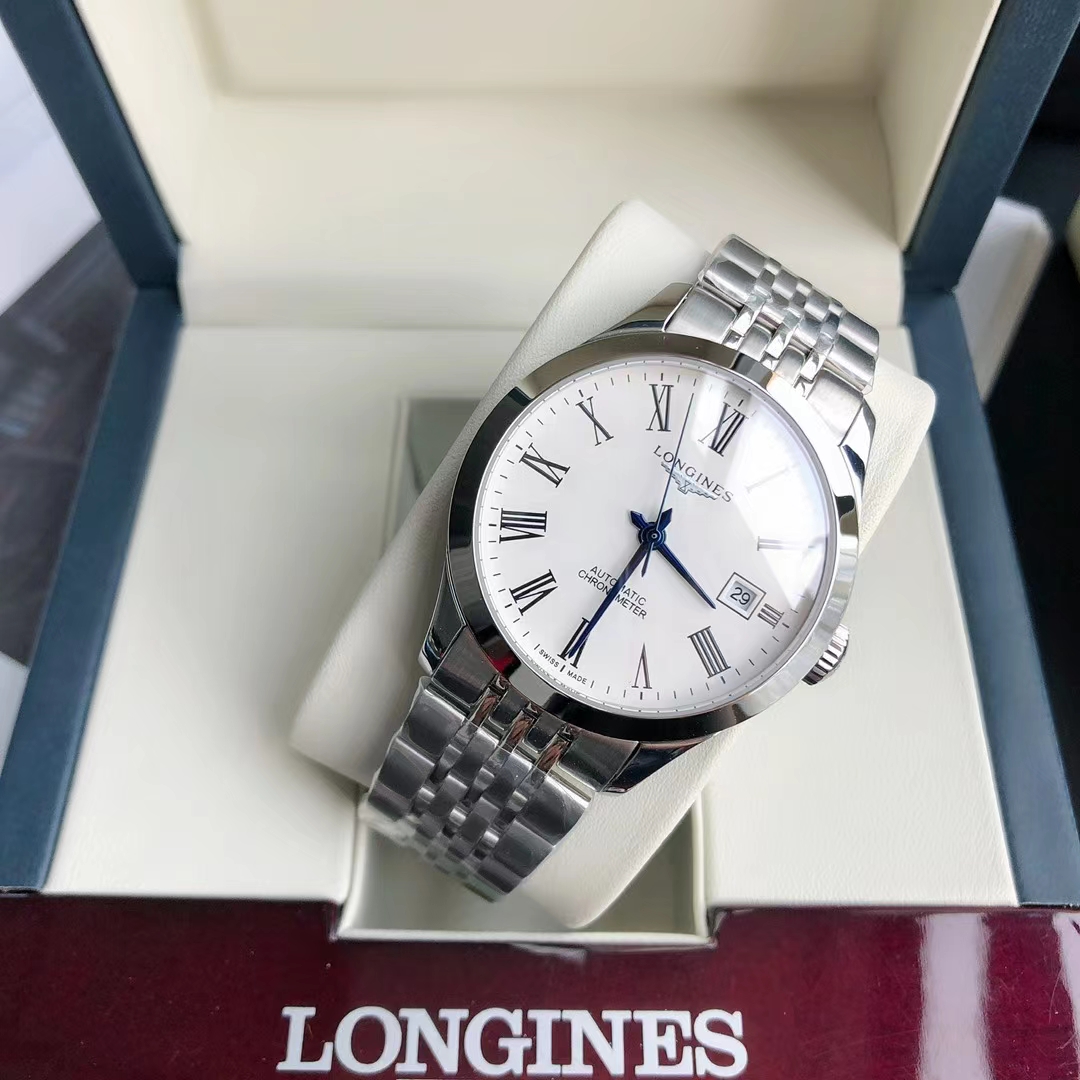 Longines Record Men's Automatic Watch | COSC Certified Chronometer | Anti-Magnetic |