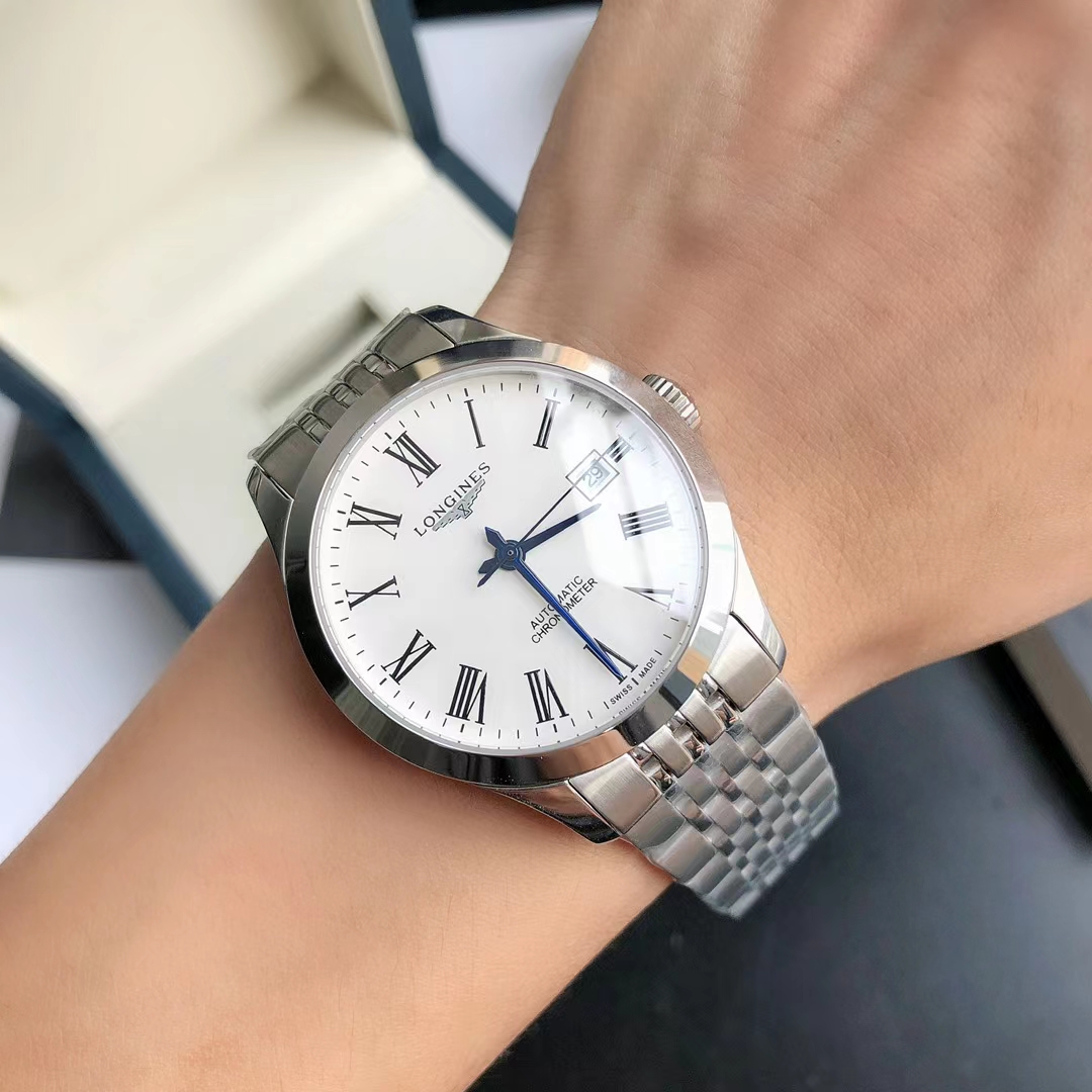 Longines Record Men's Automatic Watch | COSC Certified Chronometer | Anti-Magnetic |