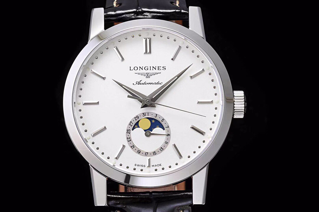New Release: Longines Heritage 1832 Silver Dial Moonphase Watch|Ref. L4.826.4.92.2|Limited Stock