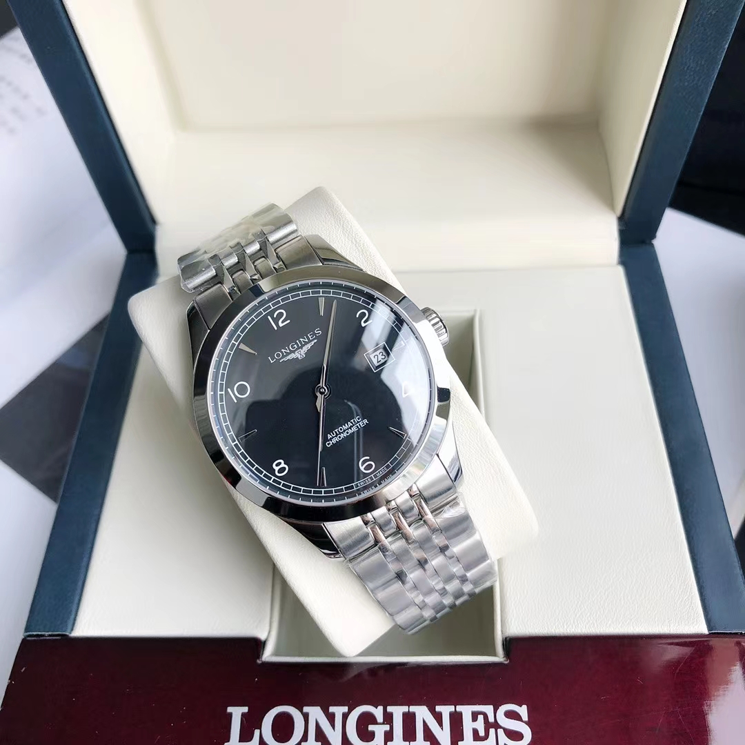 Longines Record Men's Automatic Watch | COSC Certified Chronometer | Anti-Magnetic | Swiss Made Luxury