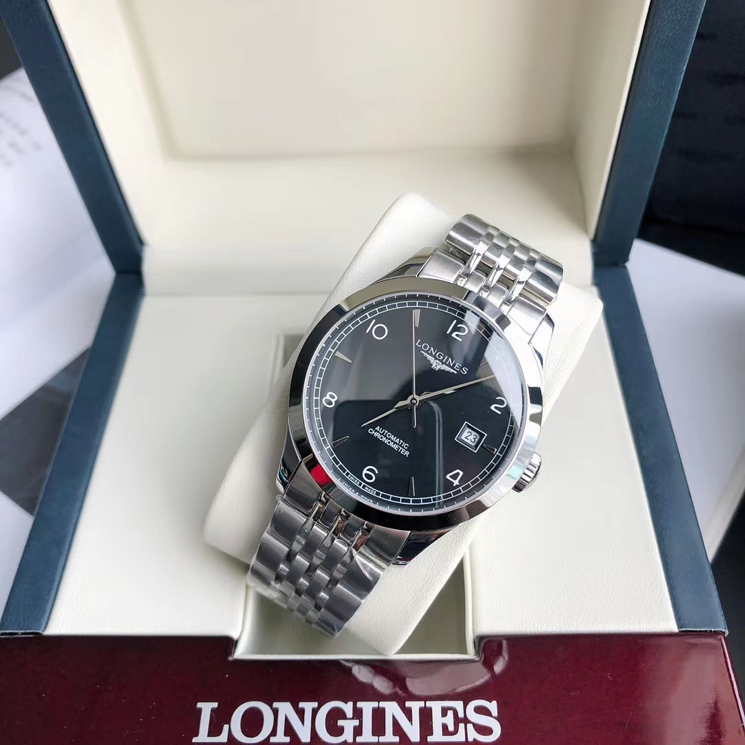 Longines Record Men's Automatic Watch | COSC Certified Chronometer | Anti-Magnetic | Swiss Made Luxury