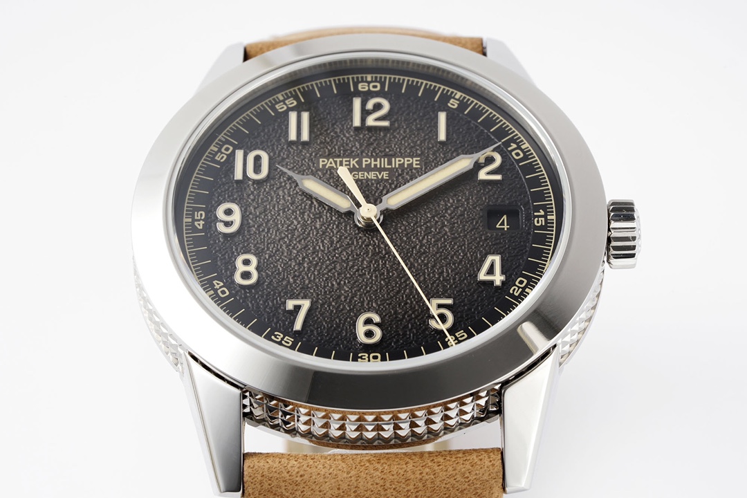 Patek Philippe Calatrava Men's Dress Watch | Ref. 6119R-001 | Rose Gold Guilloché Dial | Manual Winding