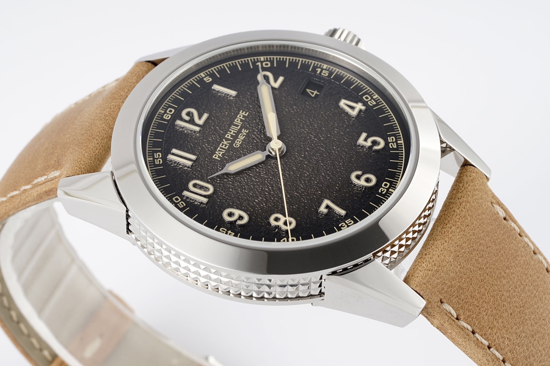 Patek Philippe Calatrava Men's Dress Watch | Ref. 6119R-001 | Rose Gold Guilloché Dial | Manual Winding
