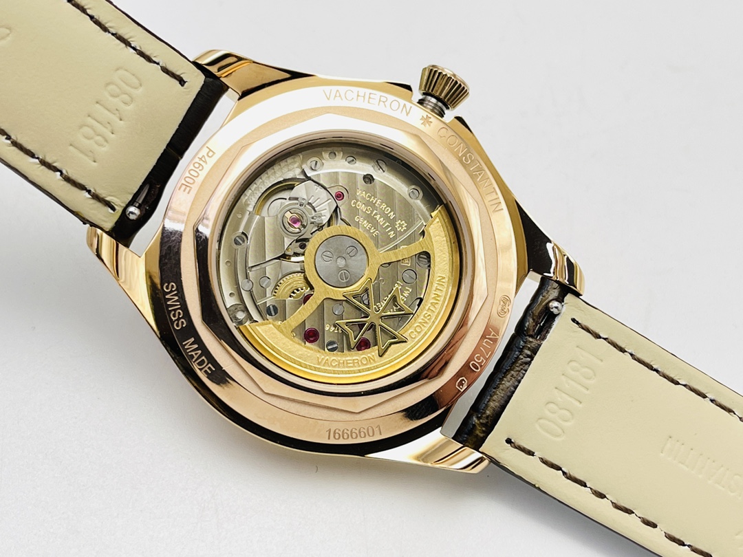 Fiftysix Self-Winding Calendar Watch: Geneva Seal Certified | 40mm Steel Case & Alligator Strap