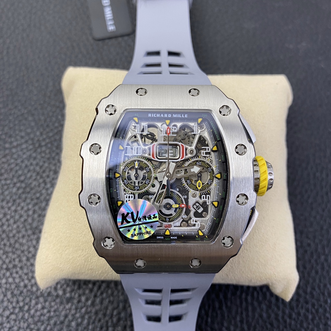Richard Mille RM11-03 Automatic Flyback Chronograph Titanium/Rubber Luxury Sports Watch