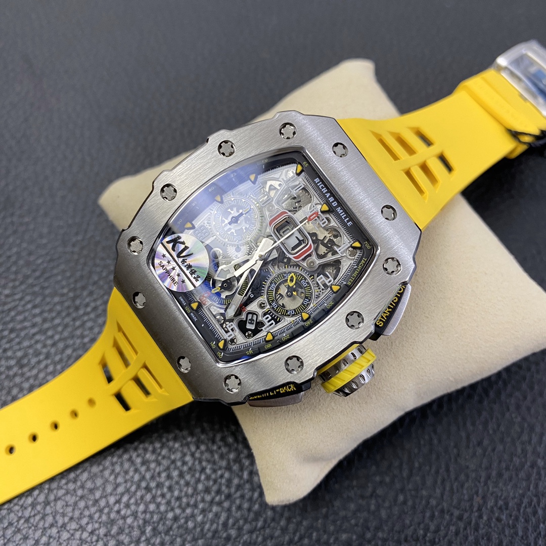 Authentic Richard Mille RM11-03 Limited Edition Skeleton Dial Unisex Watch - 50m Water Resistant