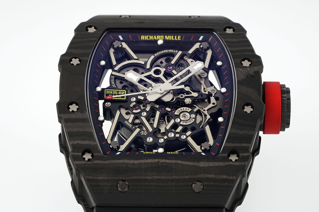 Richard Mille RM35-02 Rafael Nadal V3+ Carbon TPT Automatic · Limited 500pcs · Free Global Shipping