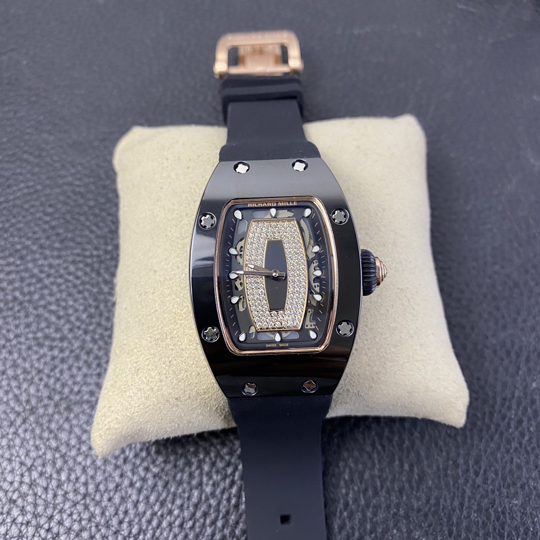 Richard Mille RM037 Ultraflat Automatic: NTPT Carbon & Quartz TPT®|Skeleton Dial|30m WR