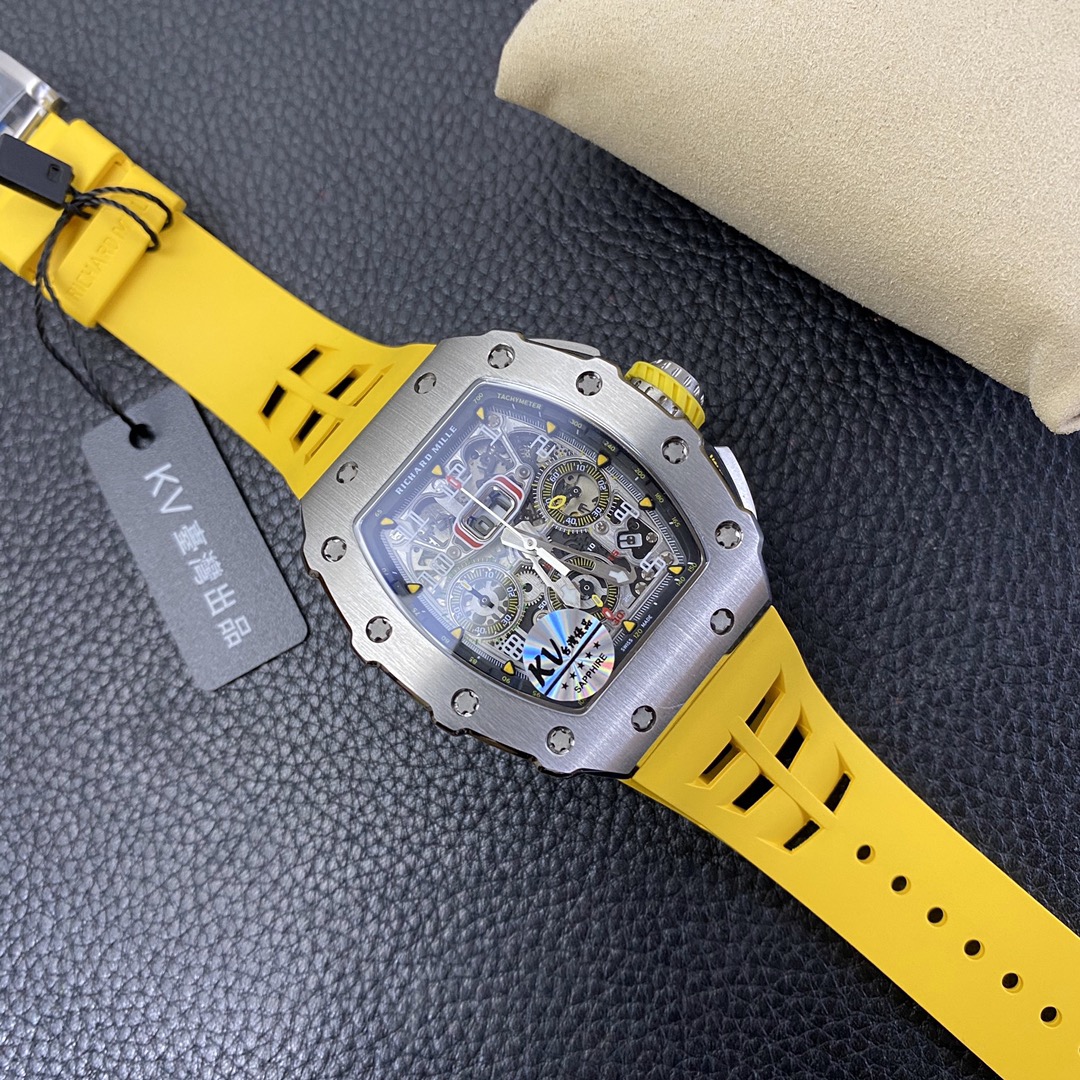 Authentic Richard Mille RM11-03 Limited Edition Skeleton Dial Unisex Watch - 50m Water Resistant