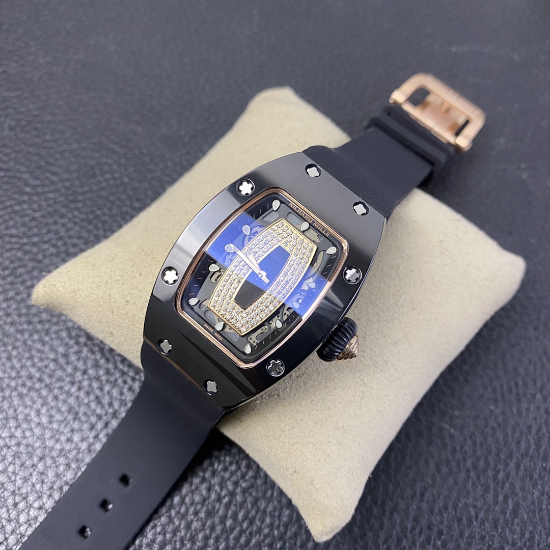 Richard Mille RM037 Ultraflat Automatic: NTPT Carbon & Quartz TPT®|Skeleton Dial|30m WR