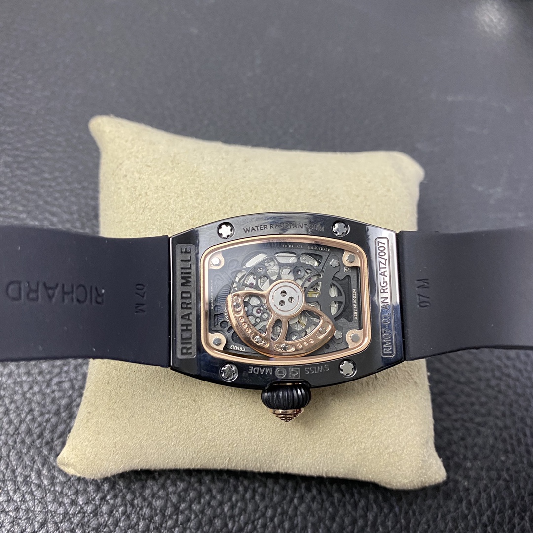 Richard Mille RM037 Ultraflat Automatic: NTPT Carbon & Quartz TPT®|Skeleton Dial|30m WR