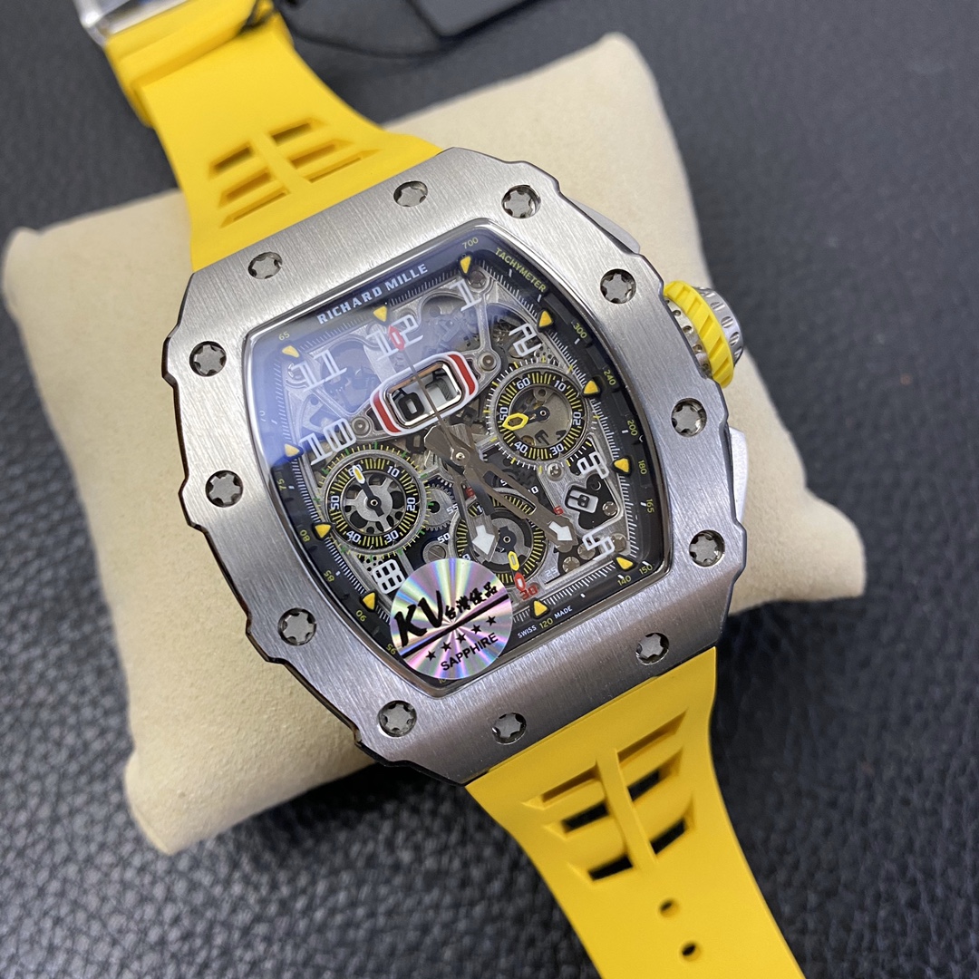 Authentic Richard Mille RM11-03 Limited Edition Skeleton Dial Unisex Watch - 50m Water Resistant
